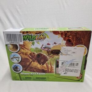 NEW Wild Life Habitats Giant Ant Farm Picnic Live Habitat Toy Kids STEM Learning